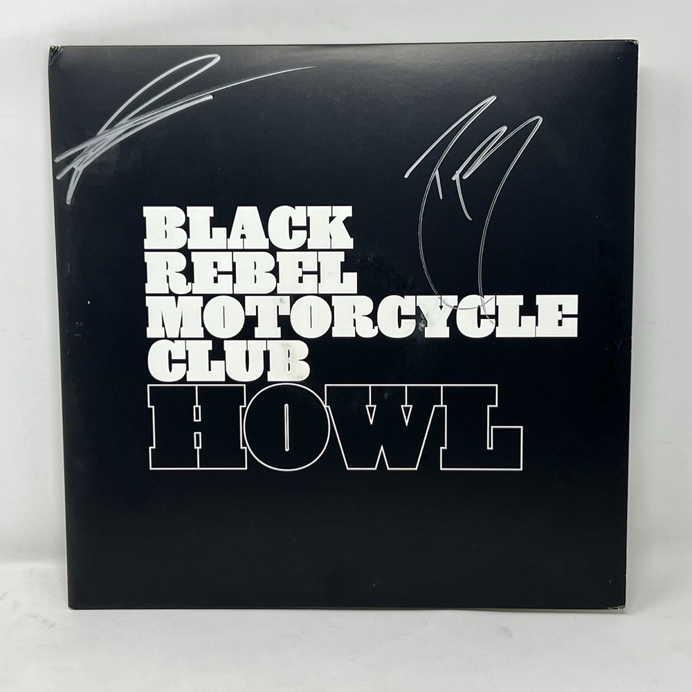 Black Rebel Motorcycle Club Howl Autographed Signed Baby 81 Brian Jonestown